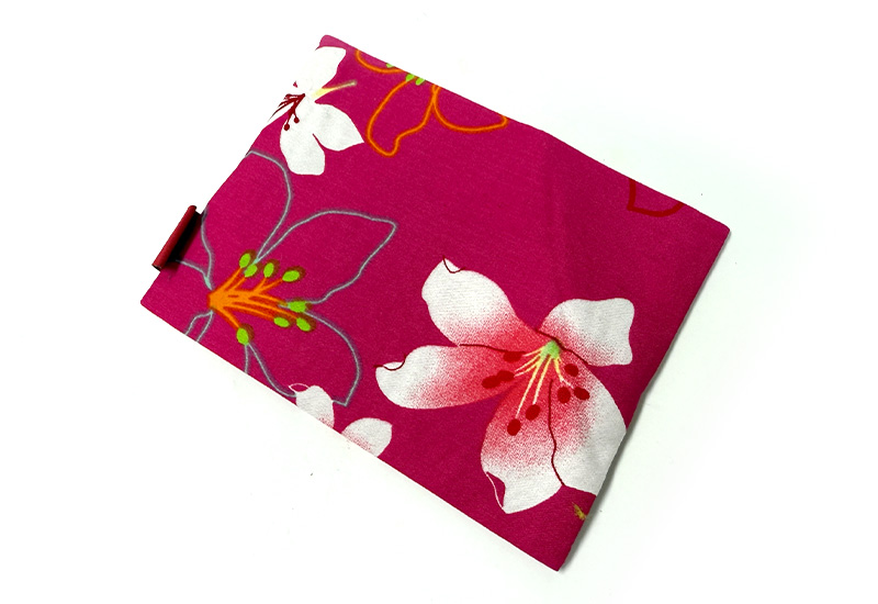 花布面紙套-桐花粉 桐花戀 花布面紙套-紅色 台灣花布面紙包